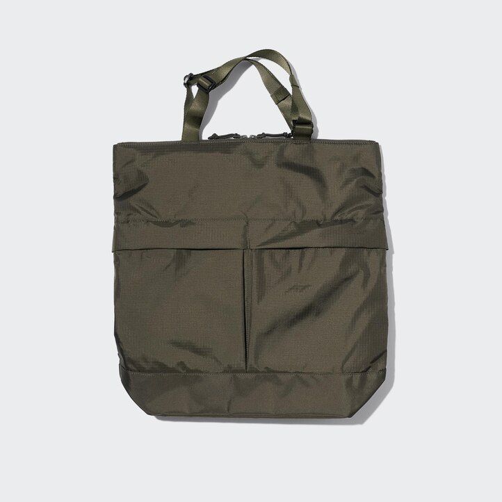 svarta uniqlo two way utility bag för kvinnor
