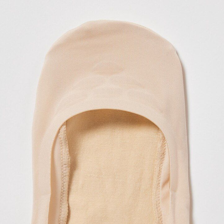 svarta uniqlo sheer no show tre par damstrumpor