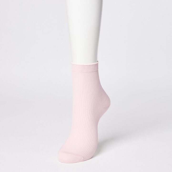 uniqlo ribbed tre par damstrumpor blå