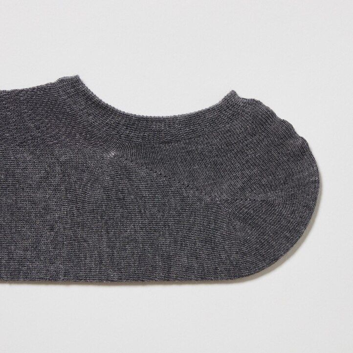 uniqlo mesh invisible no show tre par damstrumpor mörkgrå