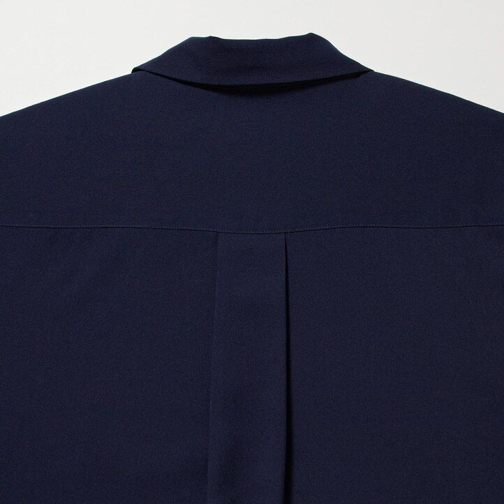 olivgrön uniqlo rayon skipper collar 34 Ärmlös damblus