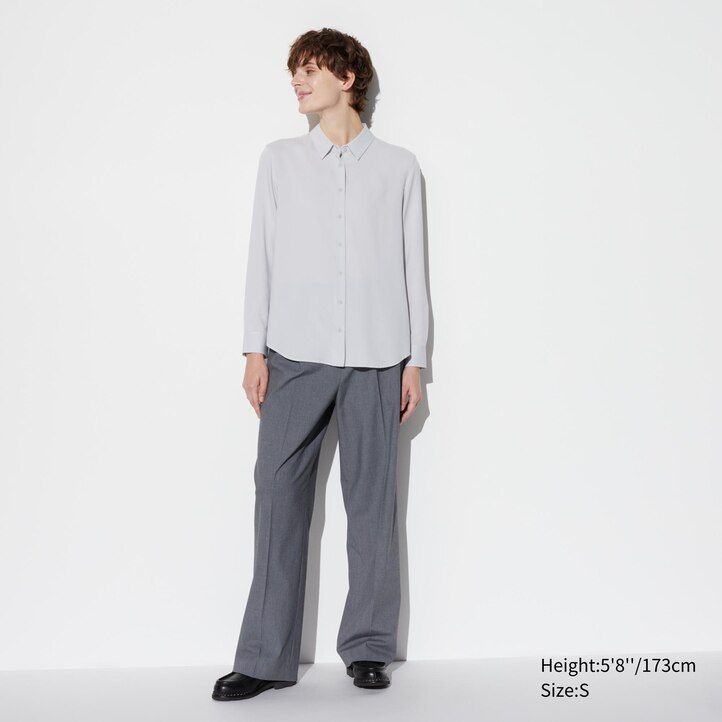 rosa uniqlo rayonärmad damblus