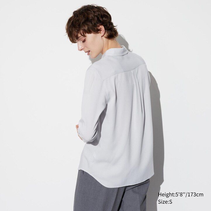 rosa uniqlo rayonärmad damblus