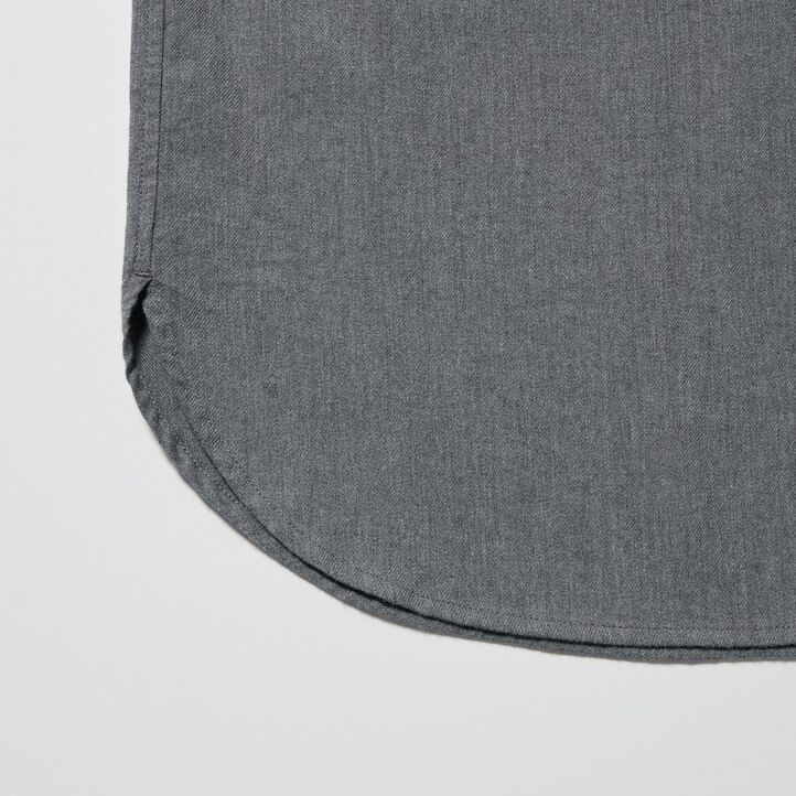 rosa uniqlo blus med mjuka borstade ärmar för kvinnor