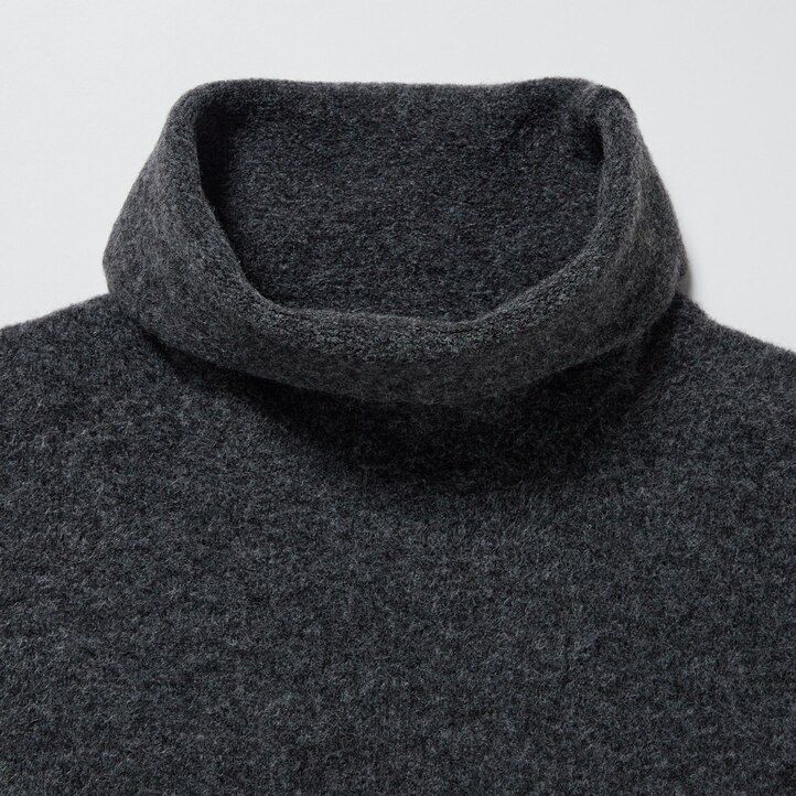dam uniqlo souffle garn Ärmklänning grön
