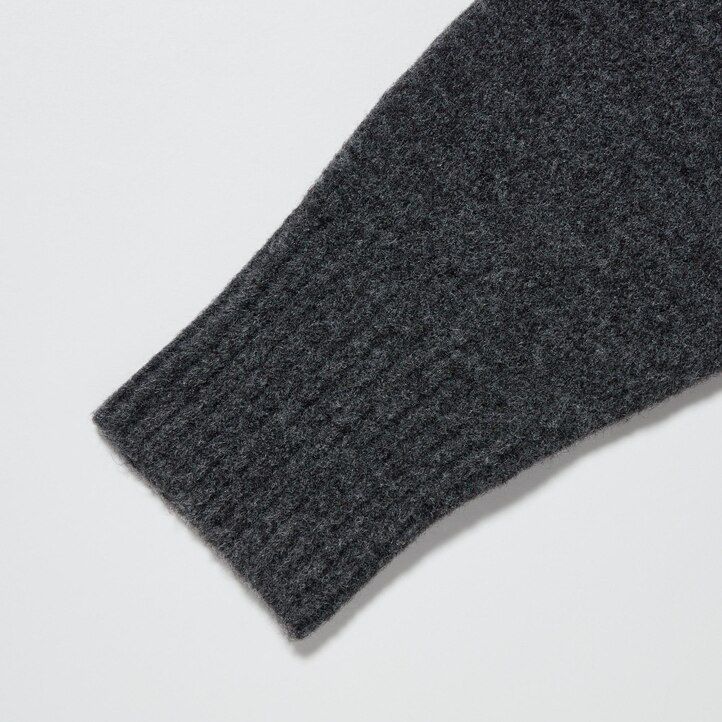 dam uniqlo souffle garn Ärmklänning grön
