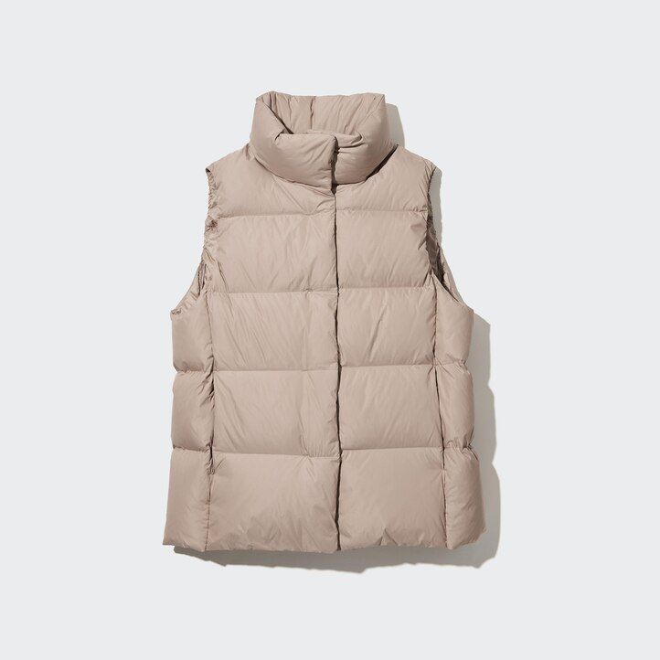 uniqlo powder soft down nanodesign damjackor vit