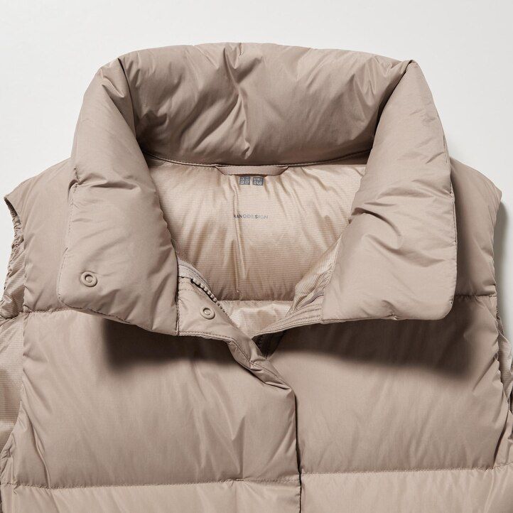 uniqlo powder soft down nanodesign damjackor vit