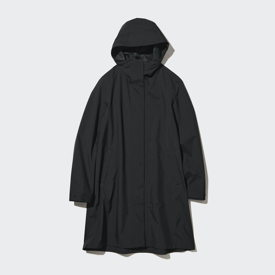 uniqlo blocktech damjackor svarta