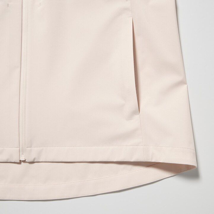 beige uniqlo blocktech-jackor för kvinnor