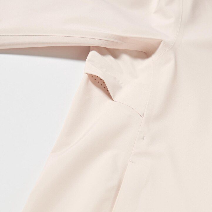 beige uniqlo blocktech-jackor för kvinnor