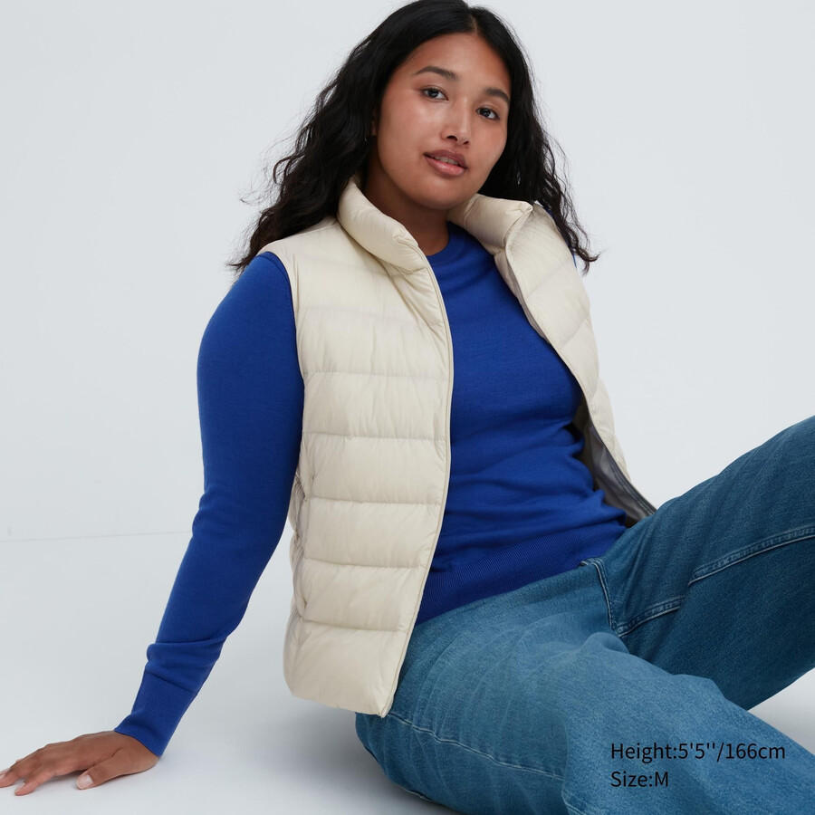 uniqlo ultra light dunjackor vita dam