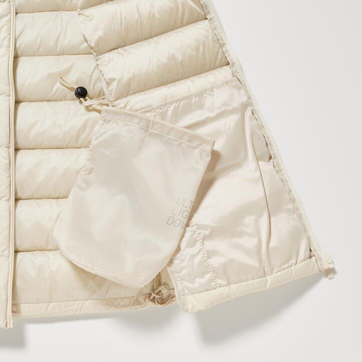 uniqlo ultra light dunjackor vita dam