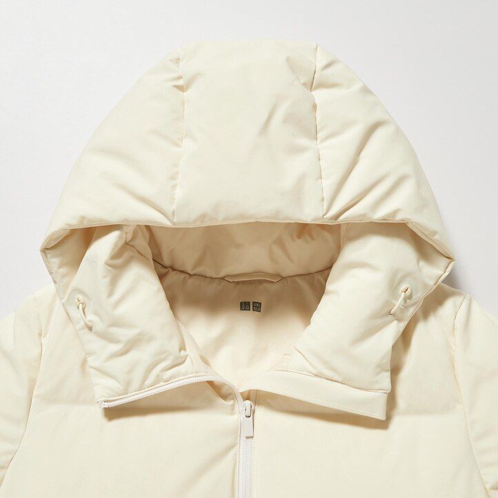 uniqlo sömlösa dunjackor för kvinnor olivgrön
