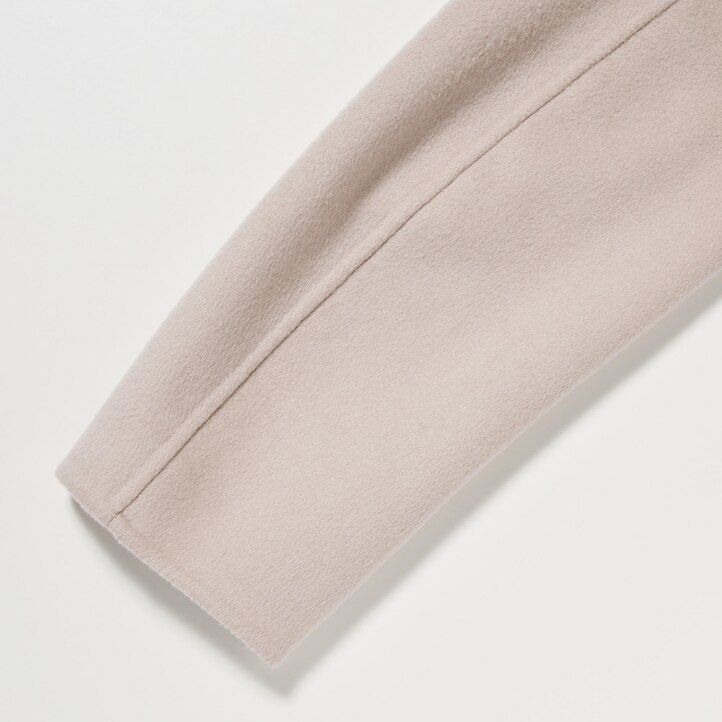 uniqlo ullblandade damjackor beige