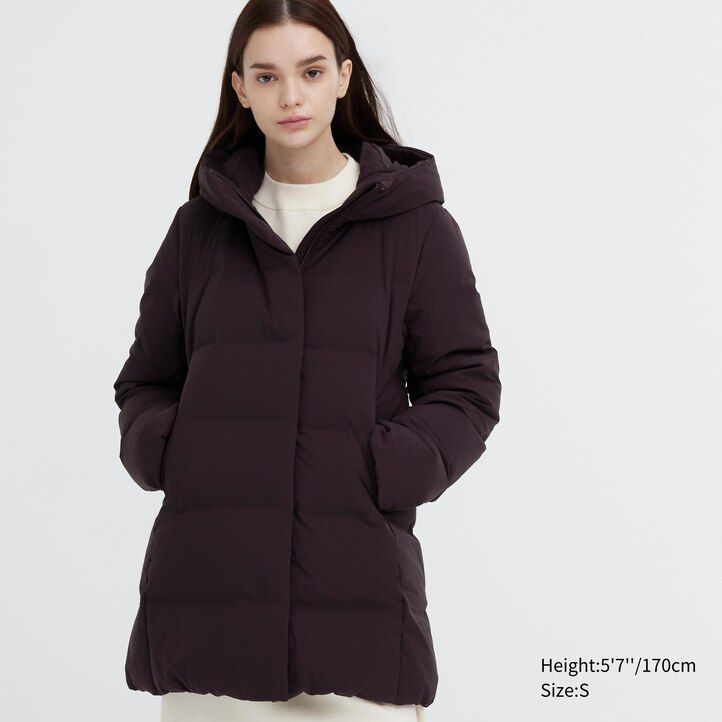 uniqlo seamless dunjackor dam svarta