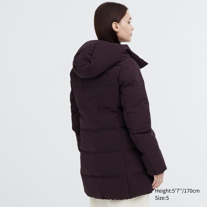 uniqlo seamless dunjackor dam svarta