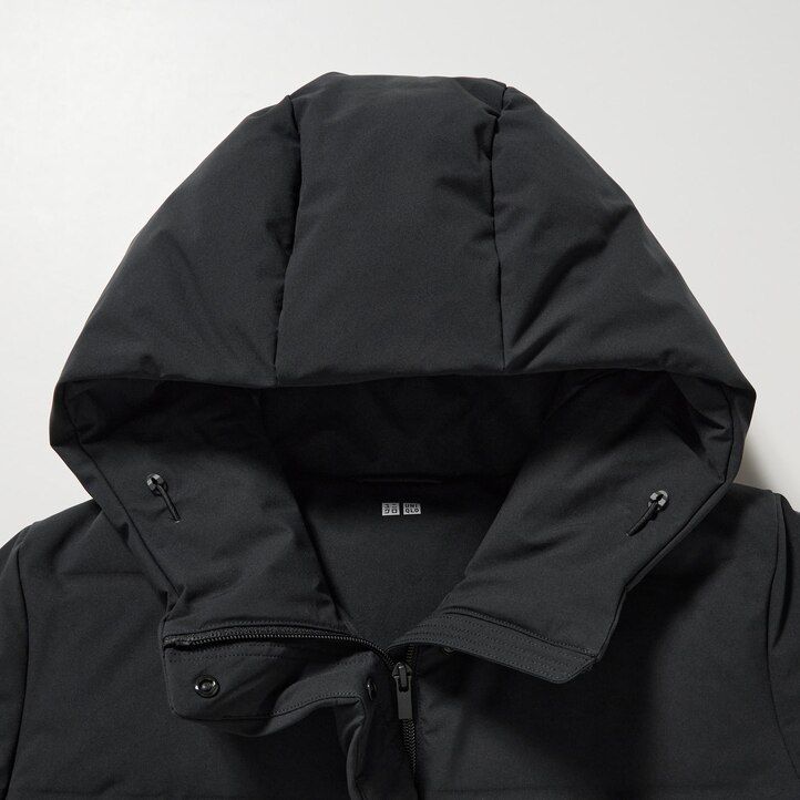 uniqlo seamless dunjackor dam svarta