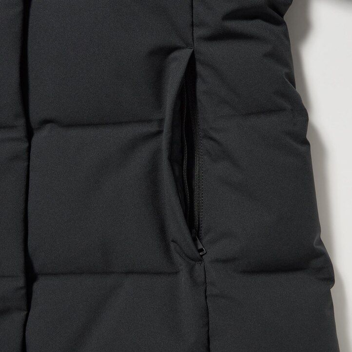 uniqlo seamless dunjackor dam svarta