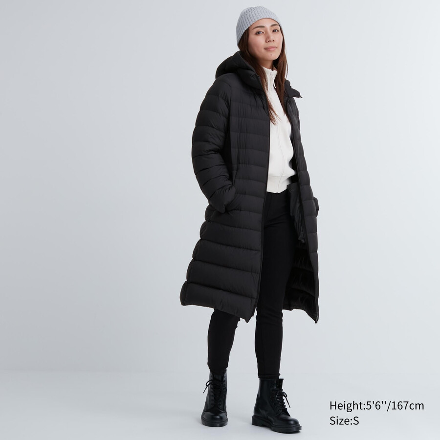 uniqlo ultra light dunjackor svarta dam