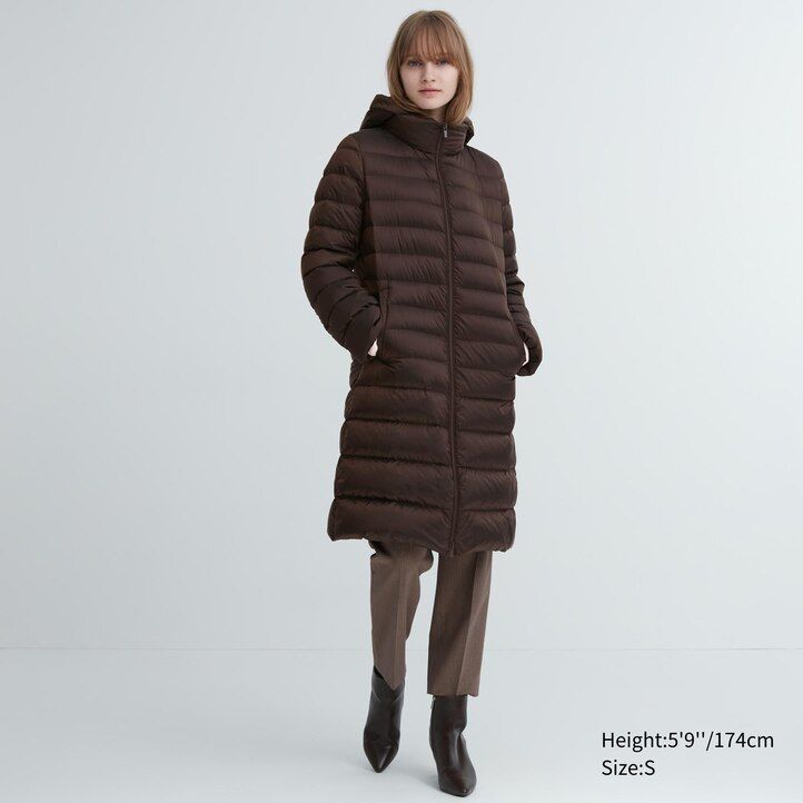 uniqlo ultra light dunjackor svarta dam