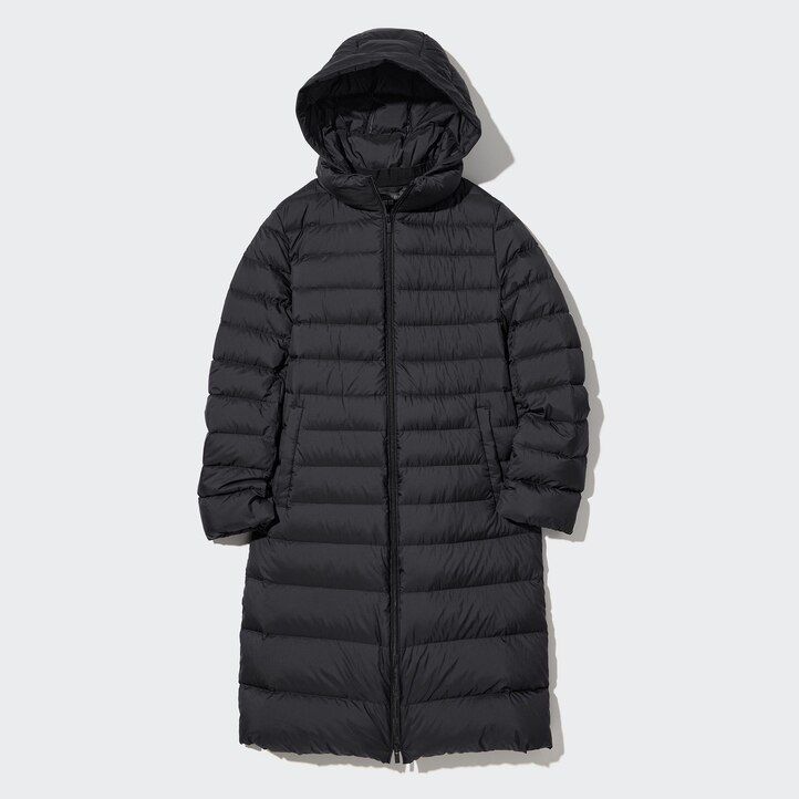 uniqlo ultra light dunjackor svarta dam