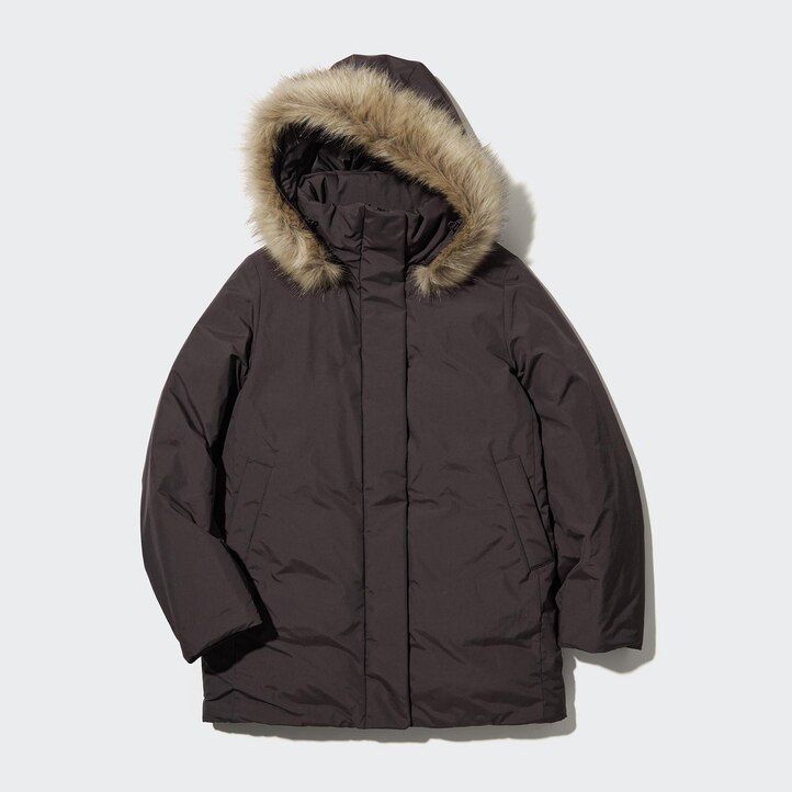 uniqlo hybrid dunjackor dam svarta