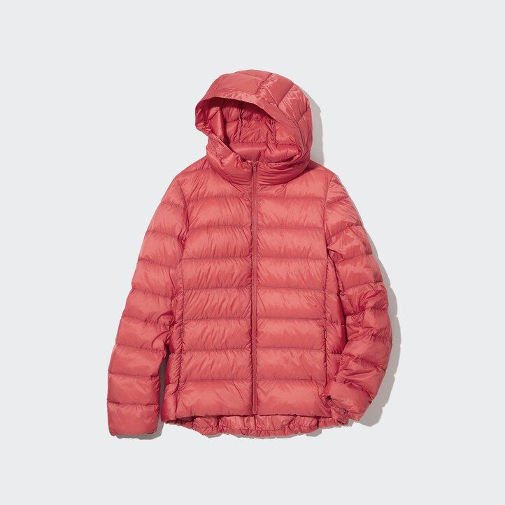 svarta uniqlo ultra light dunjackor för dam