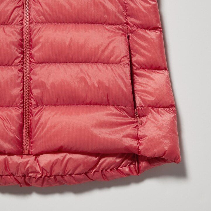 svarta uniqlo ultra light dunjackor för dam