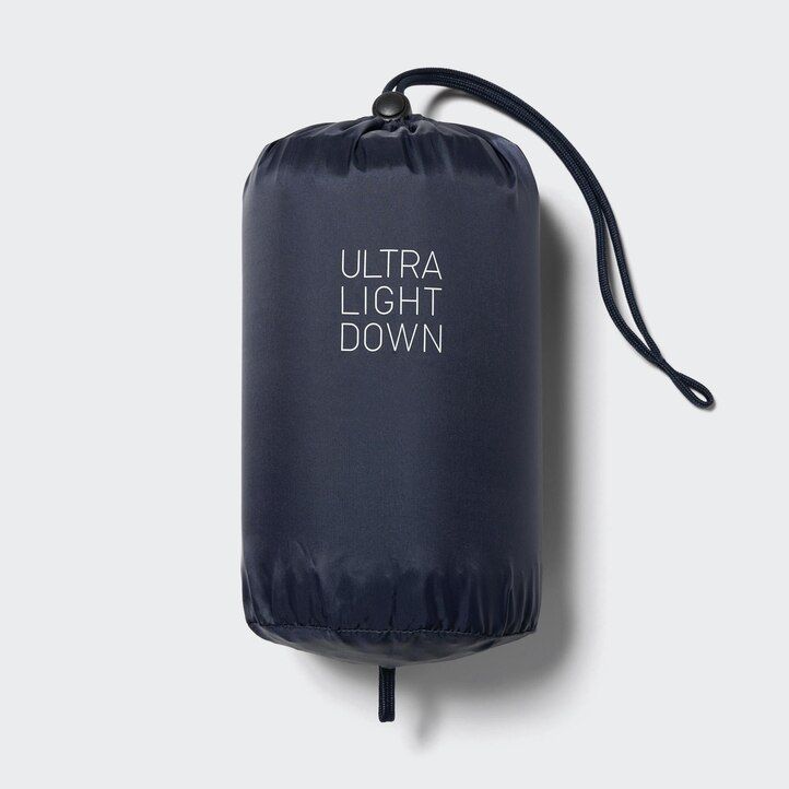 marinblå uniqlo ultra light dunjackor för dam