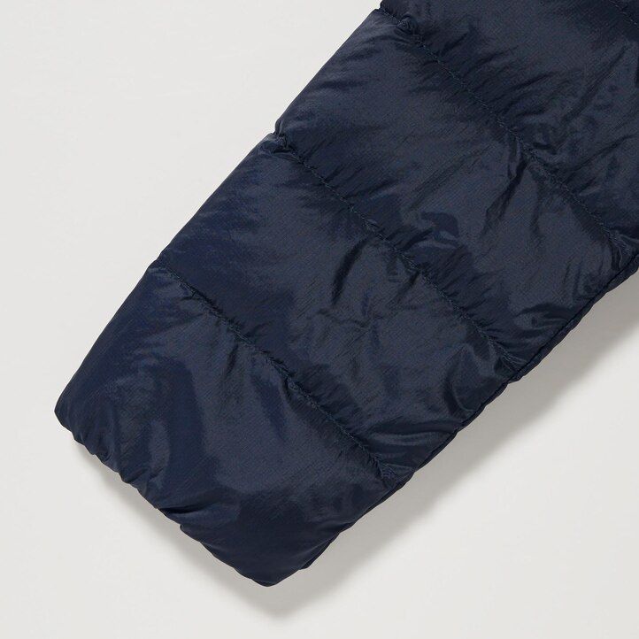 marinblå uniqlo ultra light dunjackor för dam