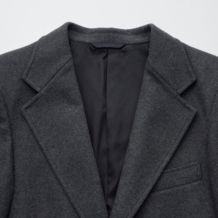 mörkbruna uniqlo jersey skräddarsydda damjackor