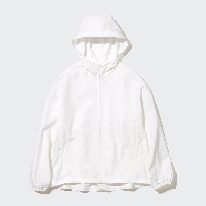 uniqlo uv-skyddande fickjackor för kvinnor gröna -