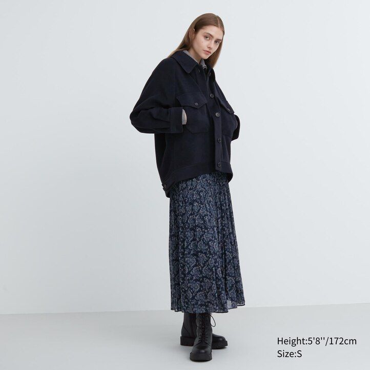 grå uniqlo oversized jackor för dam