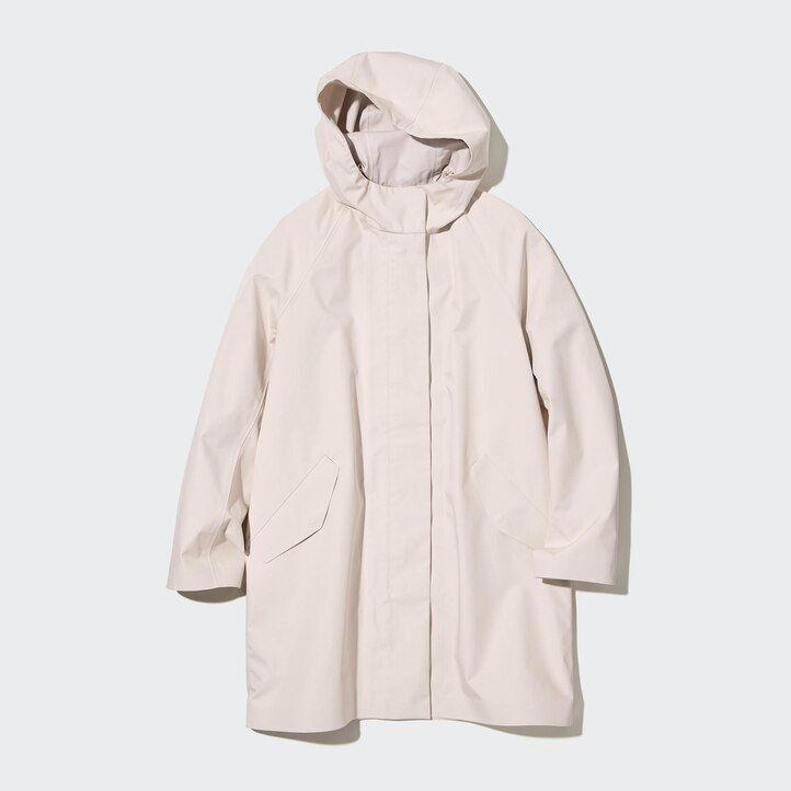 svarta uniqlo blocktech half jackets för dam