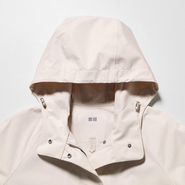 svarta uniqlo blocktech half jackets för dam