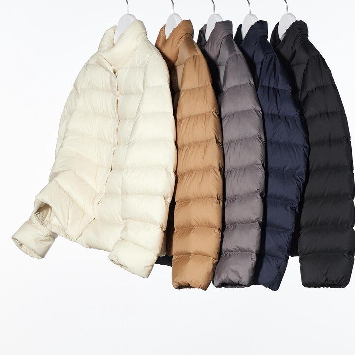 vita uniqlo ultra light dunjackor för dam