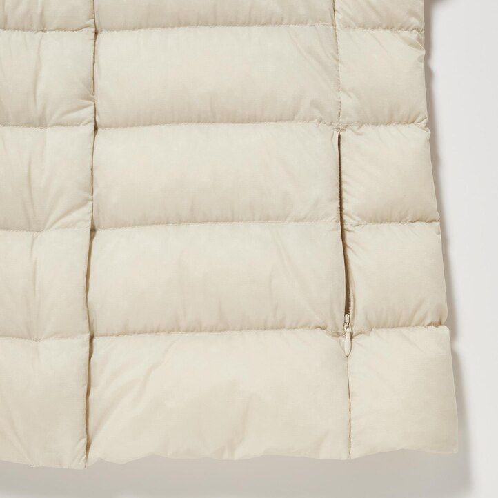 vita uniqlo ultra light dunjackor för dam