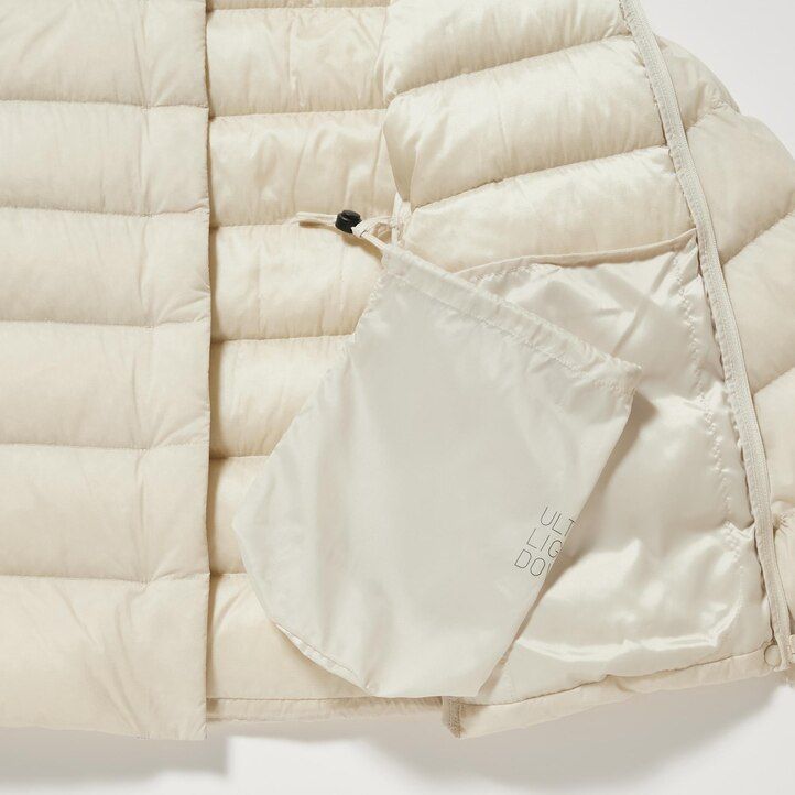 vita uniqlo ultra light dunjackor för dam