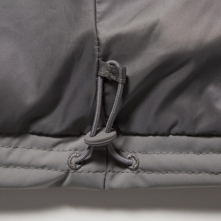 uniqlo seamless dunjackor dam orange