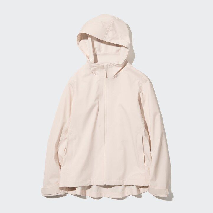 dam uniqlo blocktech jackor röda