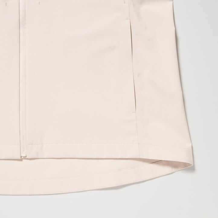 dam uniqlo blocktech jackor röda