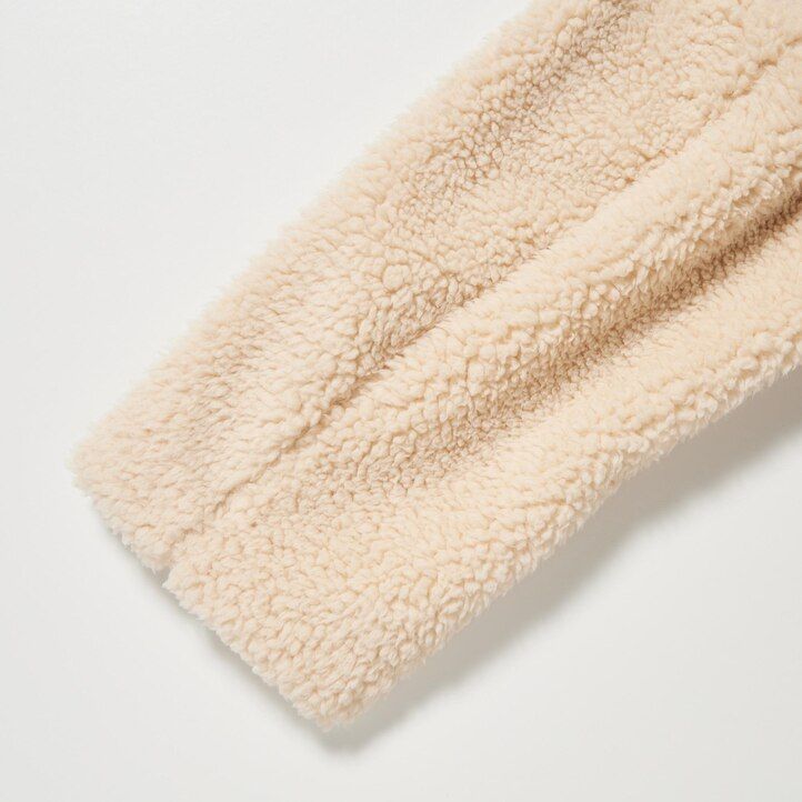 beige uniqlo vindtäta skräddarsydda fleecejackor för damer