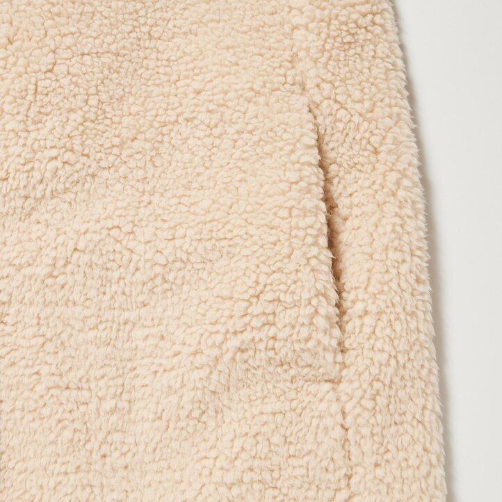 beige uniqlo vindtäta skräddarsydda fleecejackor för damer