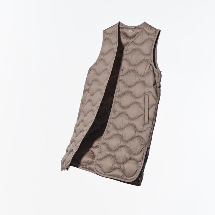 mörkgröna uniqlo ultra light dunjackor för dam