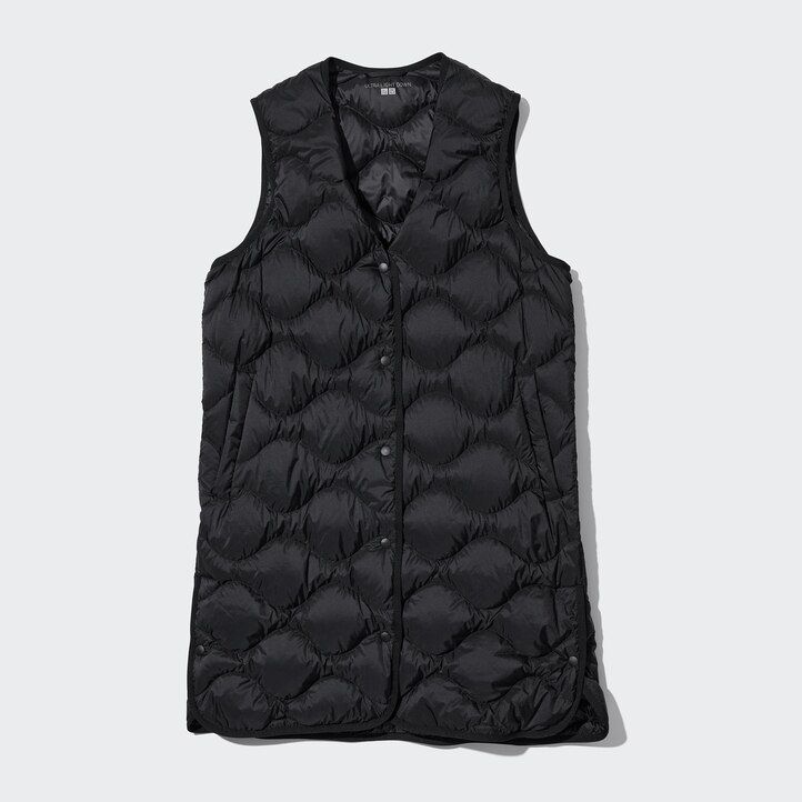 mörkgröna uniqlo ultra light dunjackor för dam