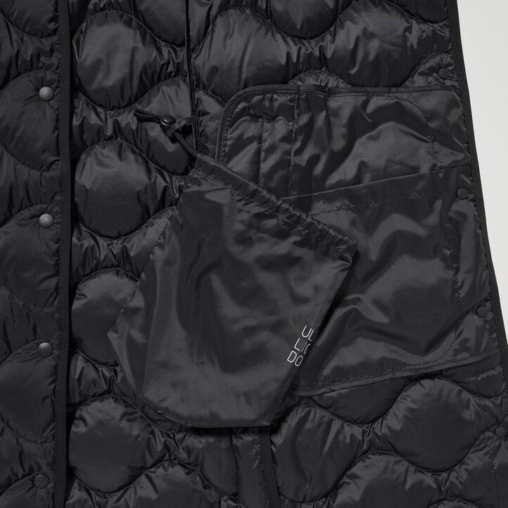 mörkgröna uniqlo ultra light dunjackor för dam
