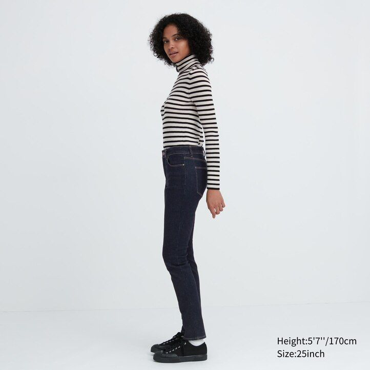 uniqlo ultra stretch skinny fit jeans vita dam