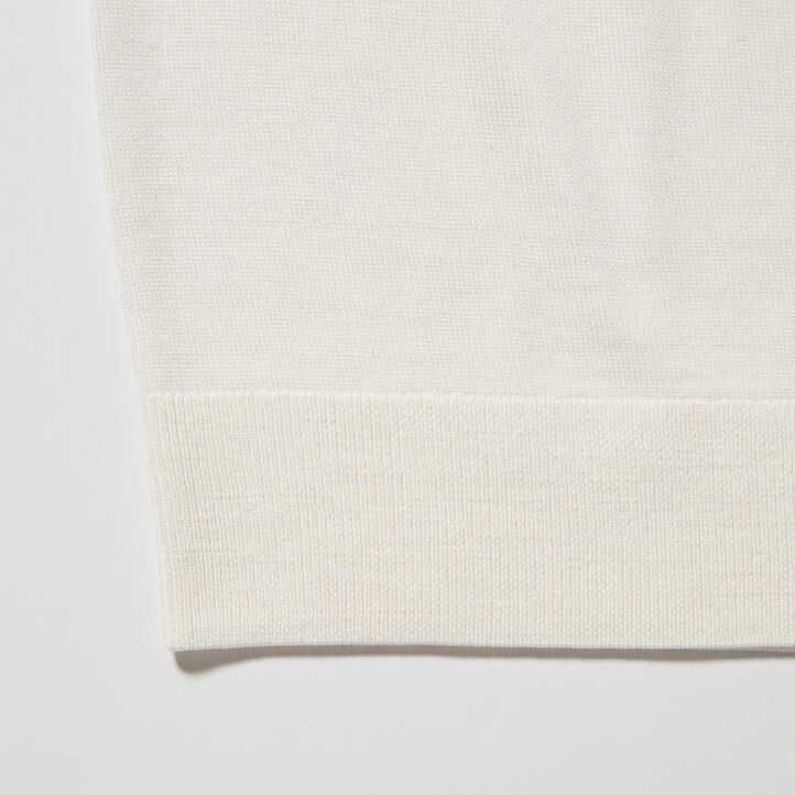 orange uniqlo 100 extra fin merinoullströja för kvinnor