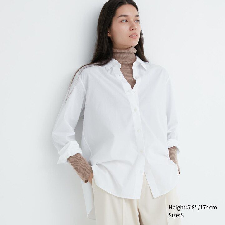 uniqlo 100 extra fin ribbad merinoullströja för damer lila
